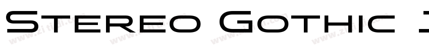 Stereo Gothic 150字体转换 Stereo Gothic 150字体转换